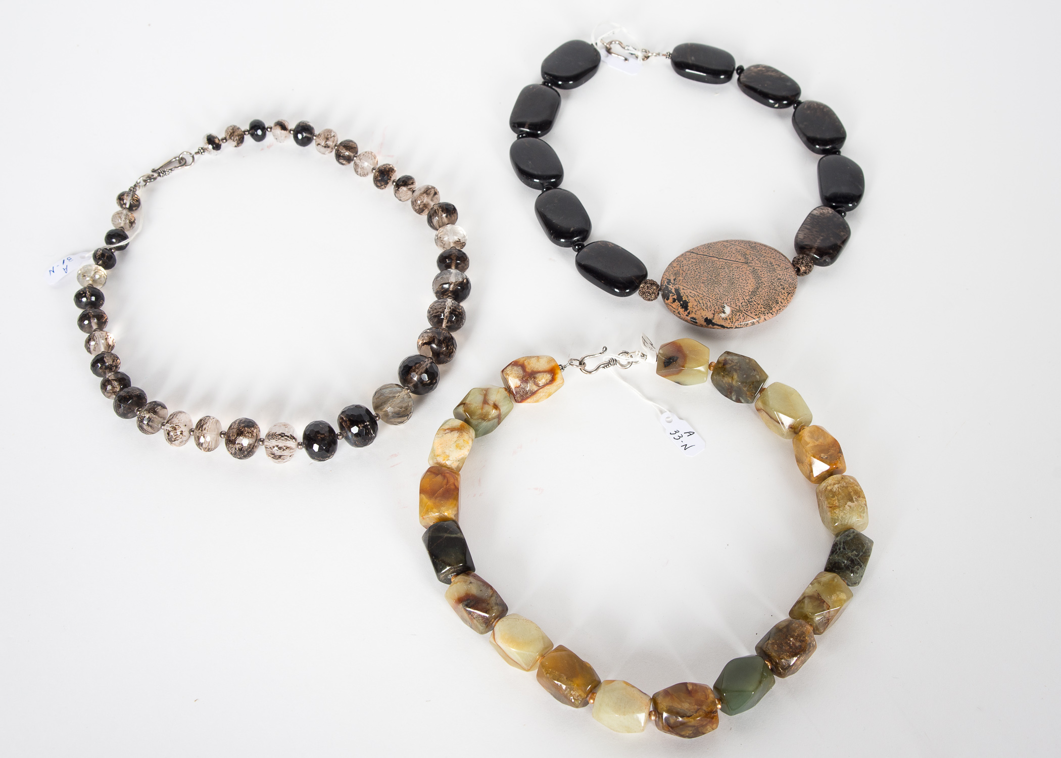 Trio of Beaded Necklaces