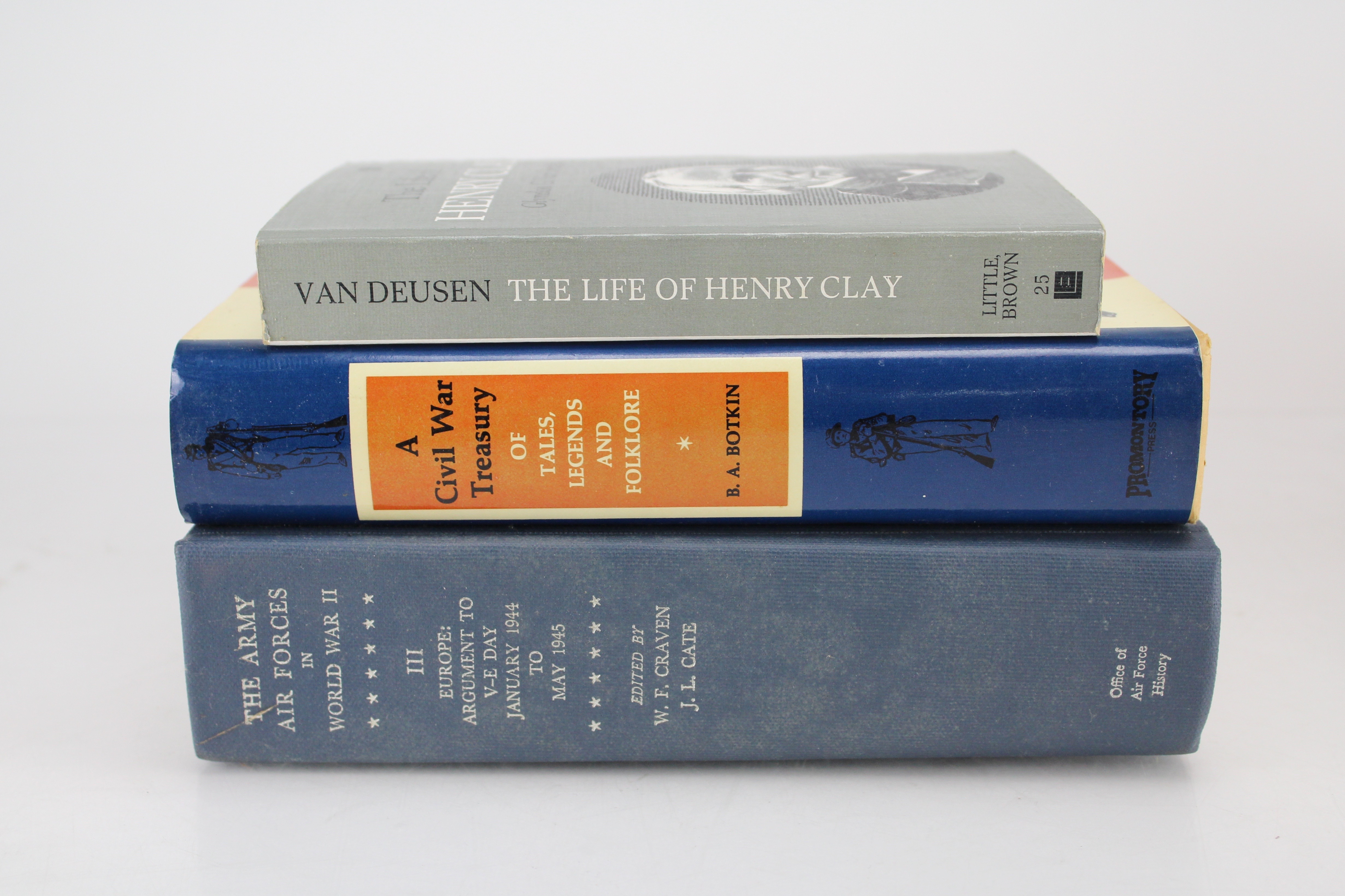 Collection of Fourteen Civil War Jefferson Davis Henry Clay Books