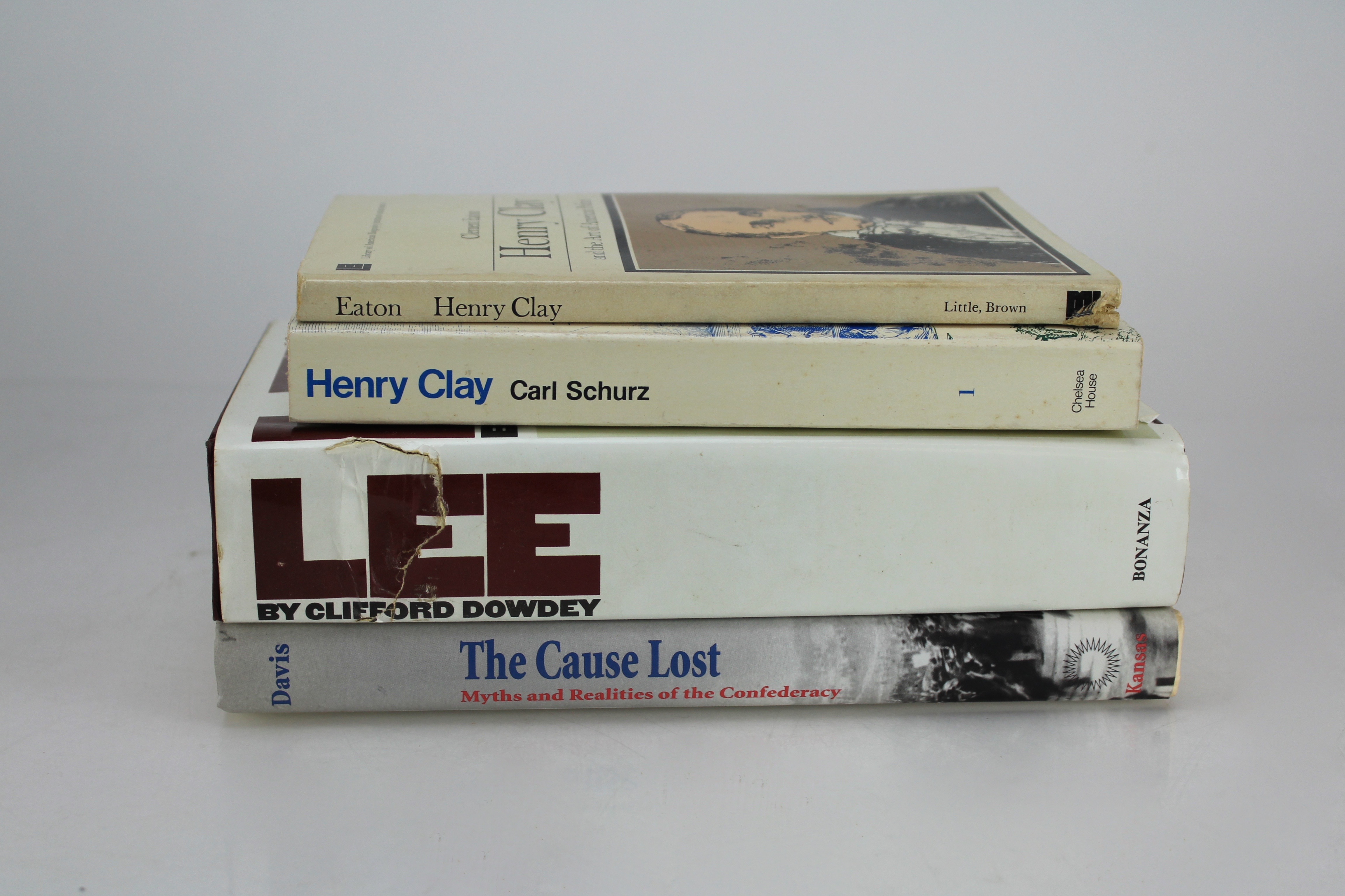 Collection of Fourteen Civil War Jefferson Davis Henry Clay Books