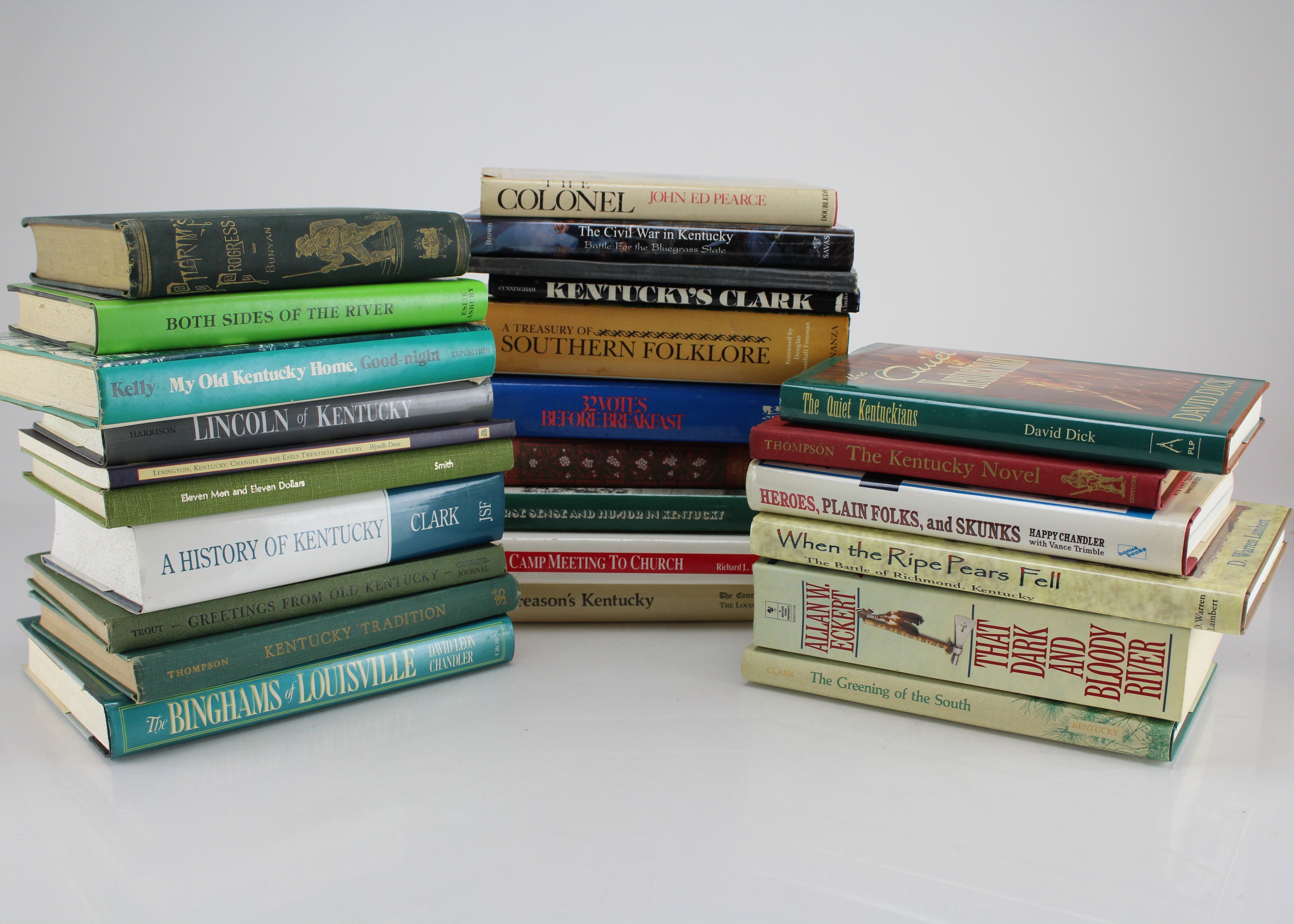 Collection of Kentucky Settlement History Books