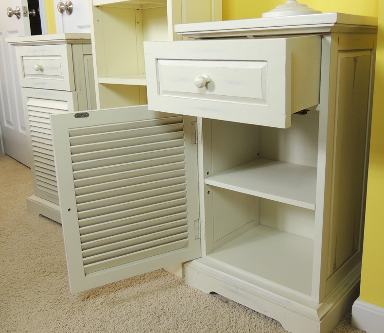 Pier 1 Night Stands and Bookcase Plus Lamp