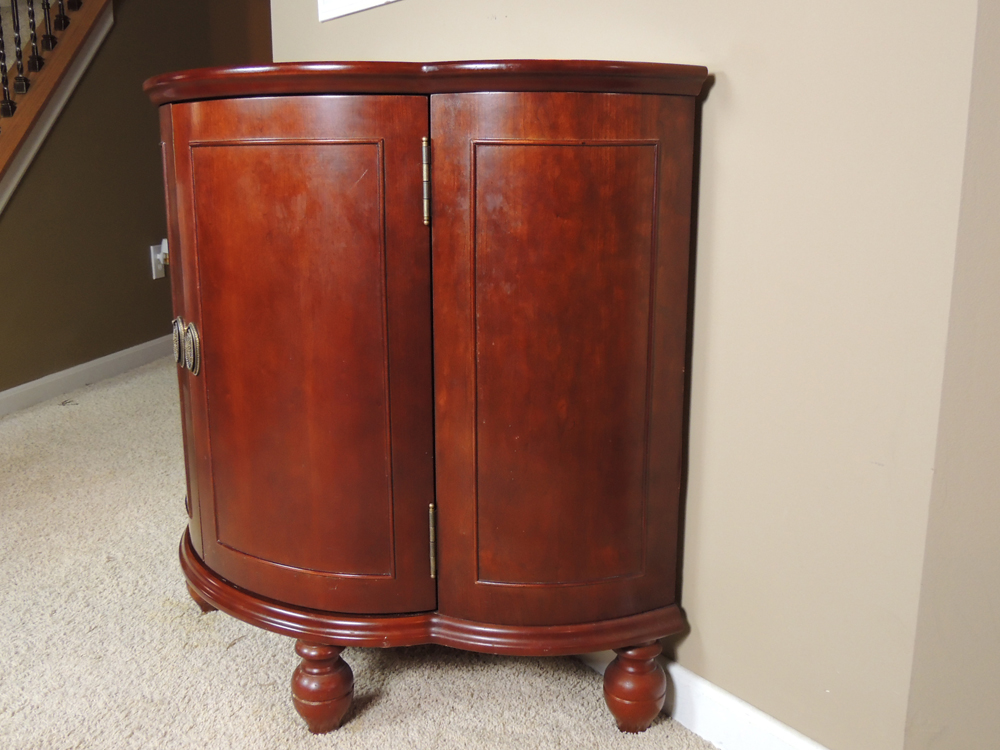 Vintage Bombay Cherry Liquor Cabinet