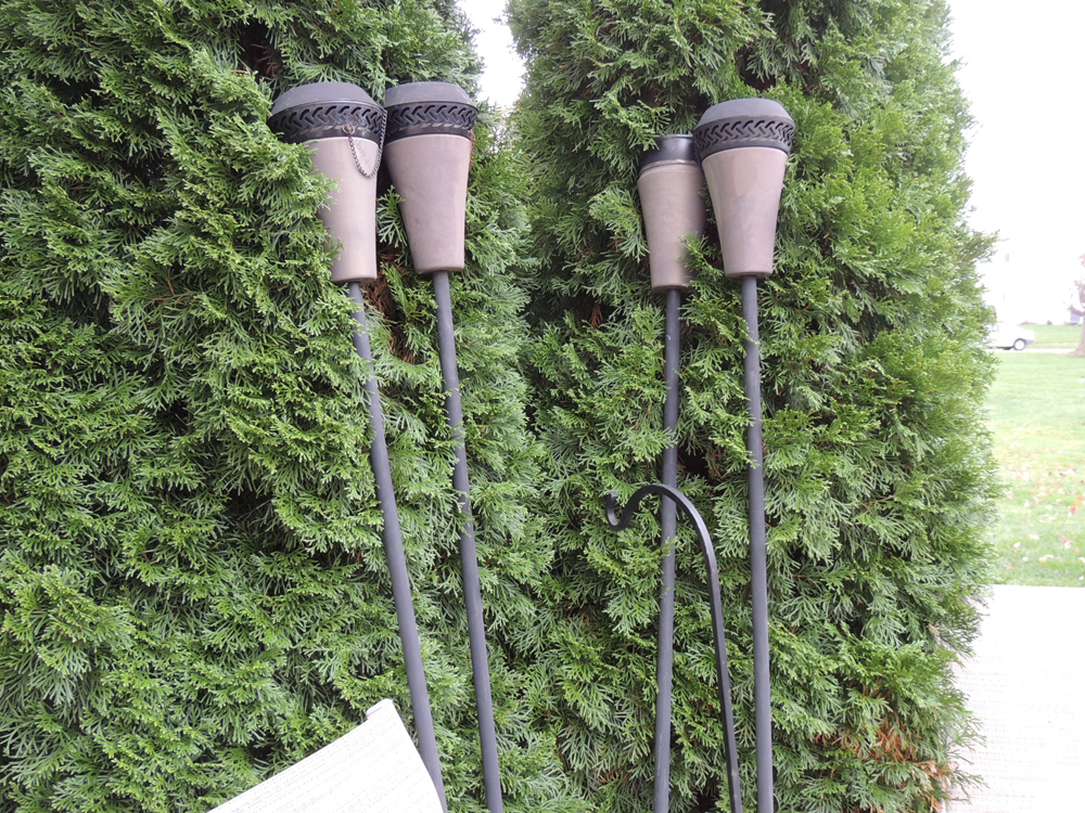 Two Matching Patio Chairs, Outdoor lighting and More