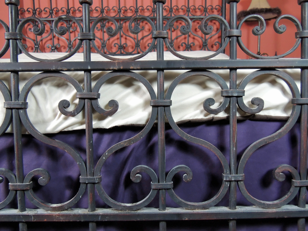 Arhaus King Size Wrought Iron Bed