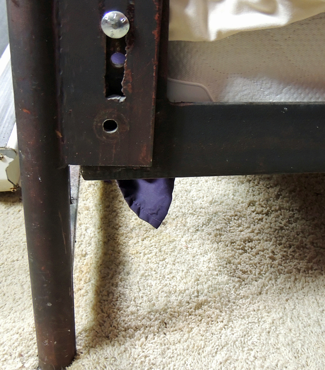 Arhaus King Size Wrought Iron Bed