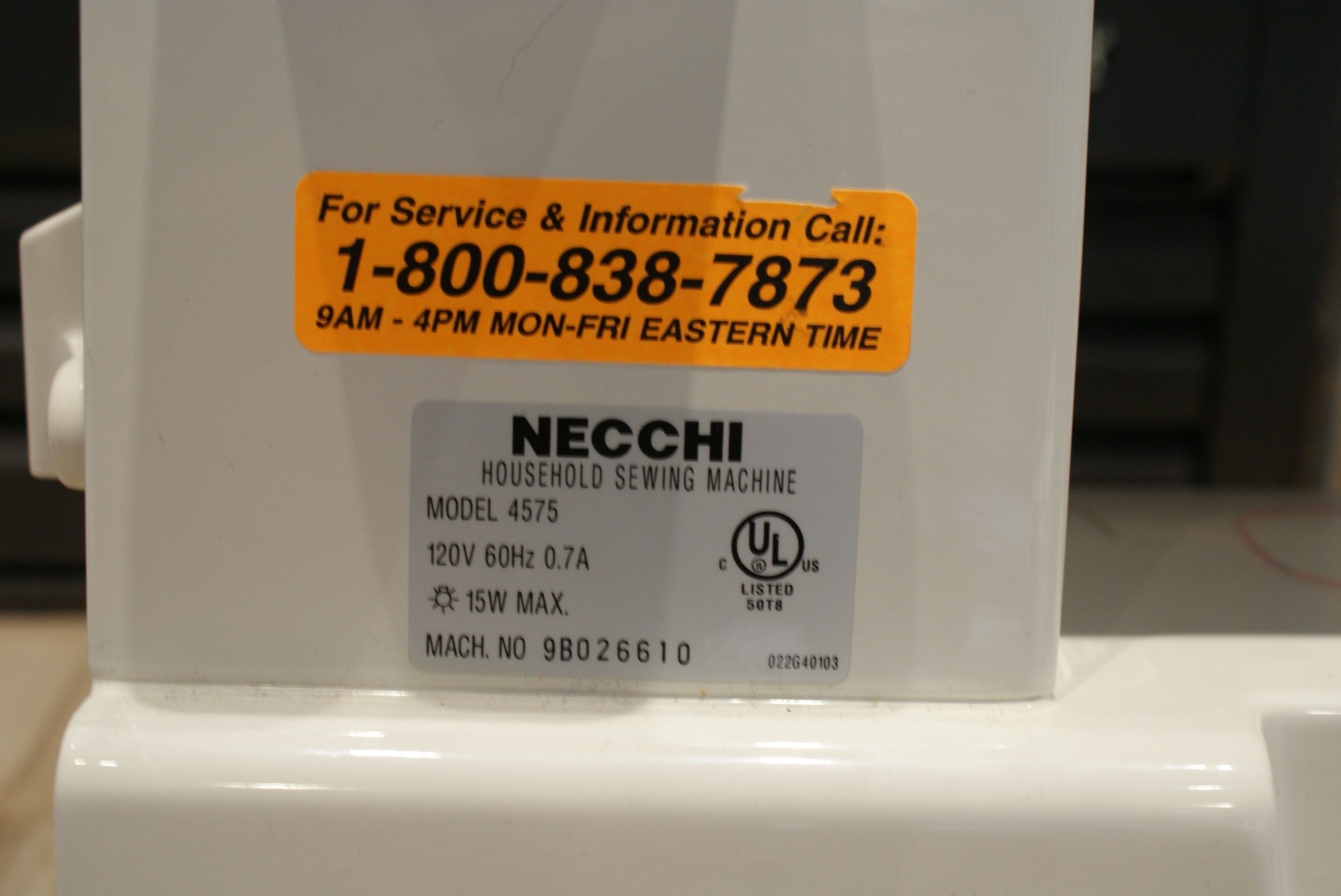 Necchi Sewing Machine