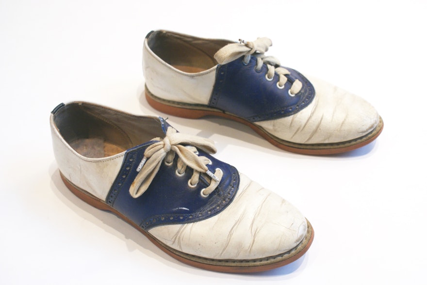 Original 1950's Spalding Saddle Shoes