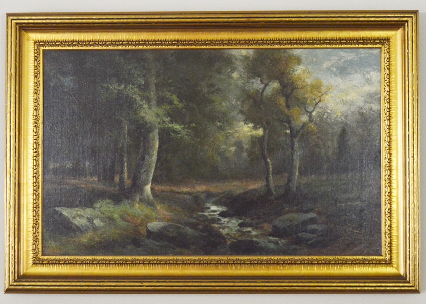 Early 20th Century Oil on Canvas Landscape