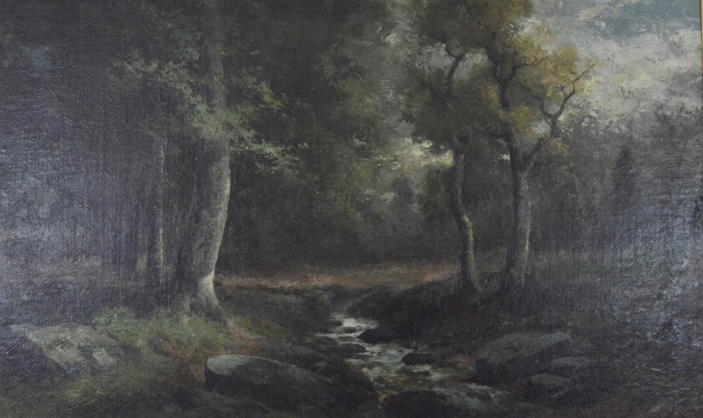 Early 20th Century Oil on Canvas Landscape