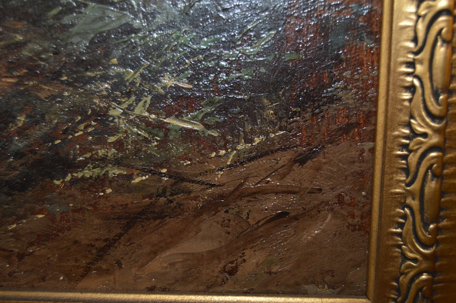 Early 20th Century Oil on Canvas Landscape