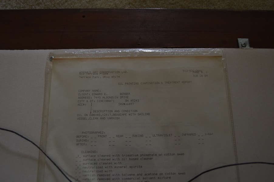 Early 20th Century Seascape Oil on Canvas