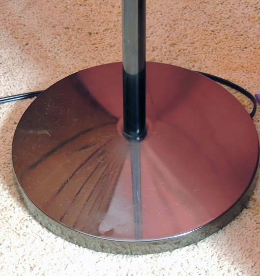 Modern Five Arm Floor Lamp and Lateral File Cabinet