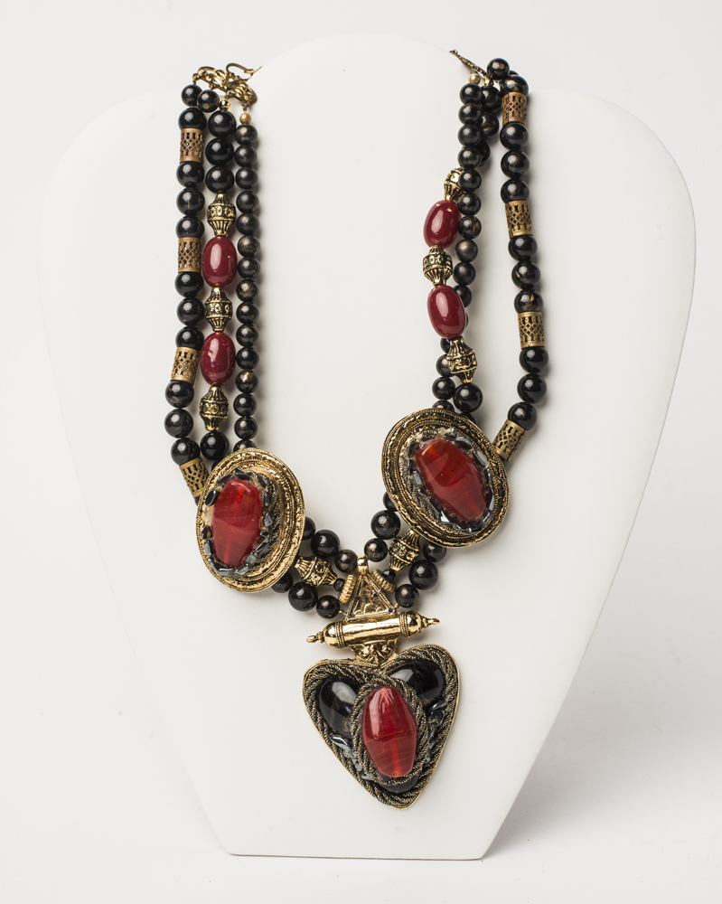 Large Beaded Costume Jewelry