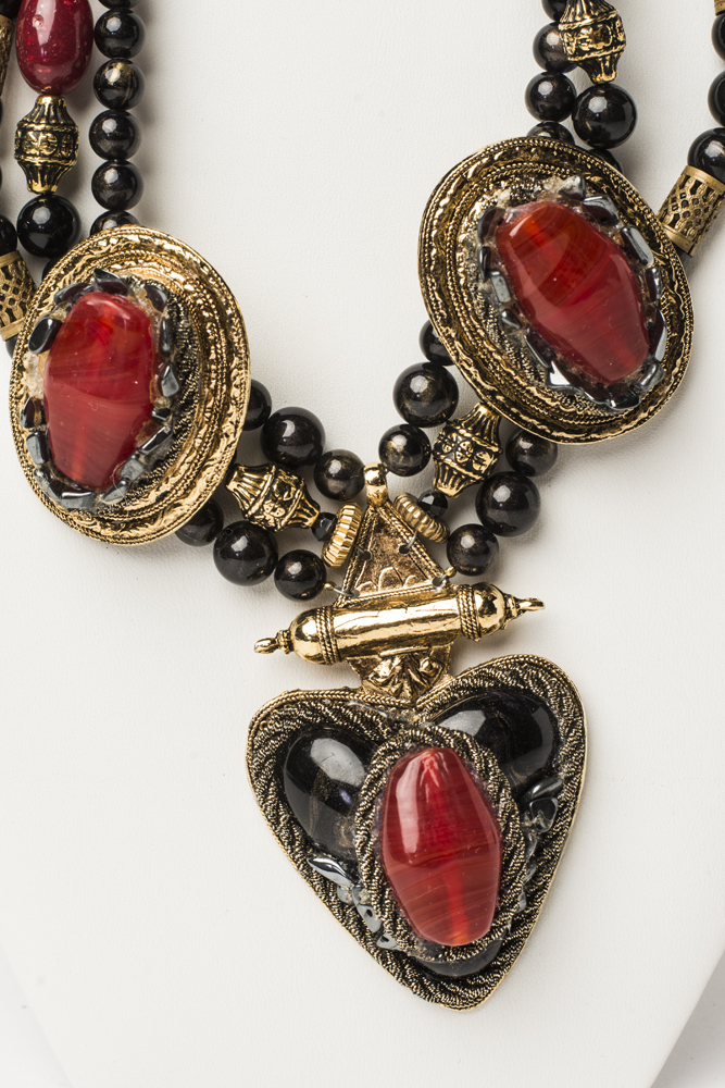 Large Beaded Costume Jewelry