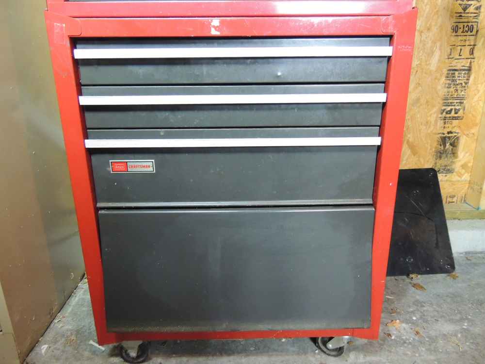 Craftsman Rolling Tool Chest with Top Chest Full of Tools
