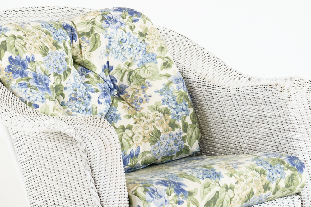 Floyd Landers Wicker Rocking Chair