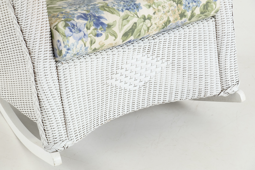 Floyd Landers Wicker Rocking Chair