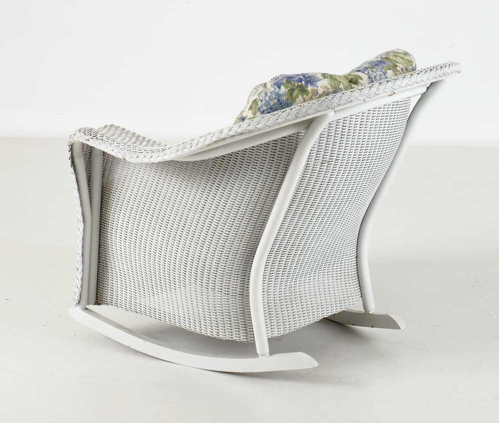 Floyd Landers Wicker Rocking Chair