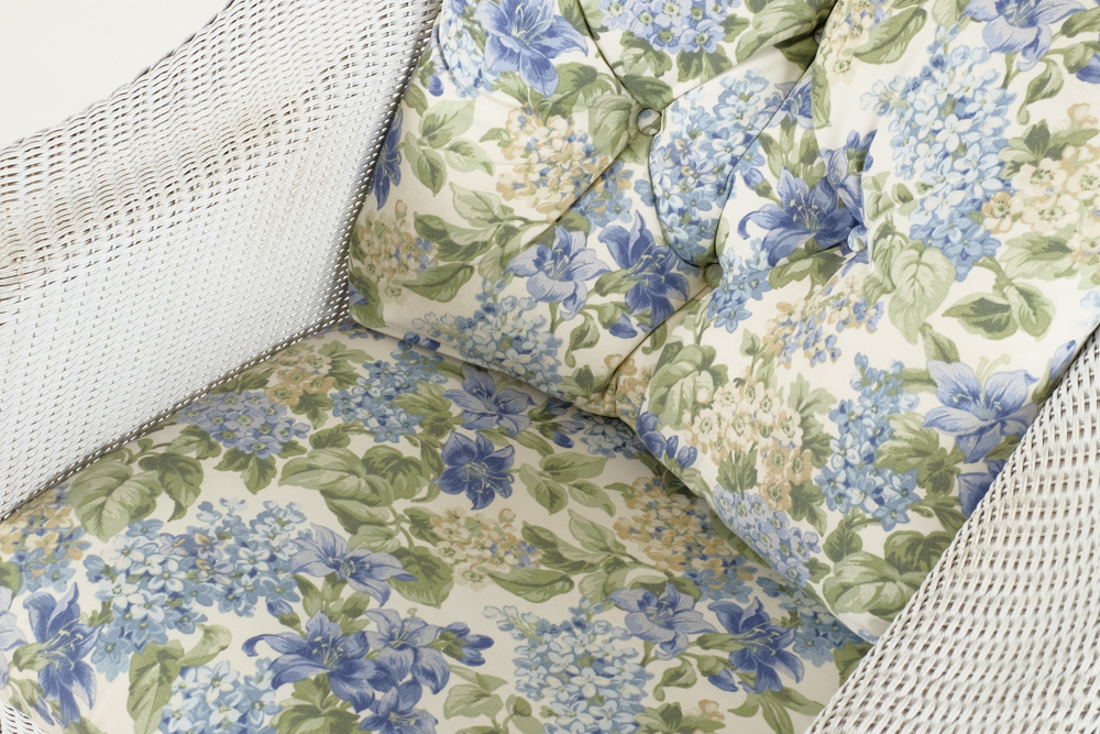 Floyd Landers Wicker Rocking Chair