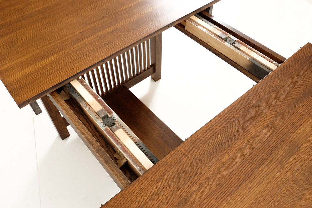 Frank Lloyd Wright - Prairie Style Oak Table and Six Chairs