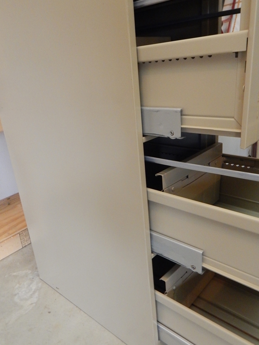 Four Drawer Aluminum File Cabinet