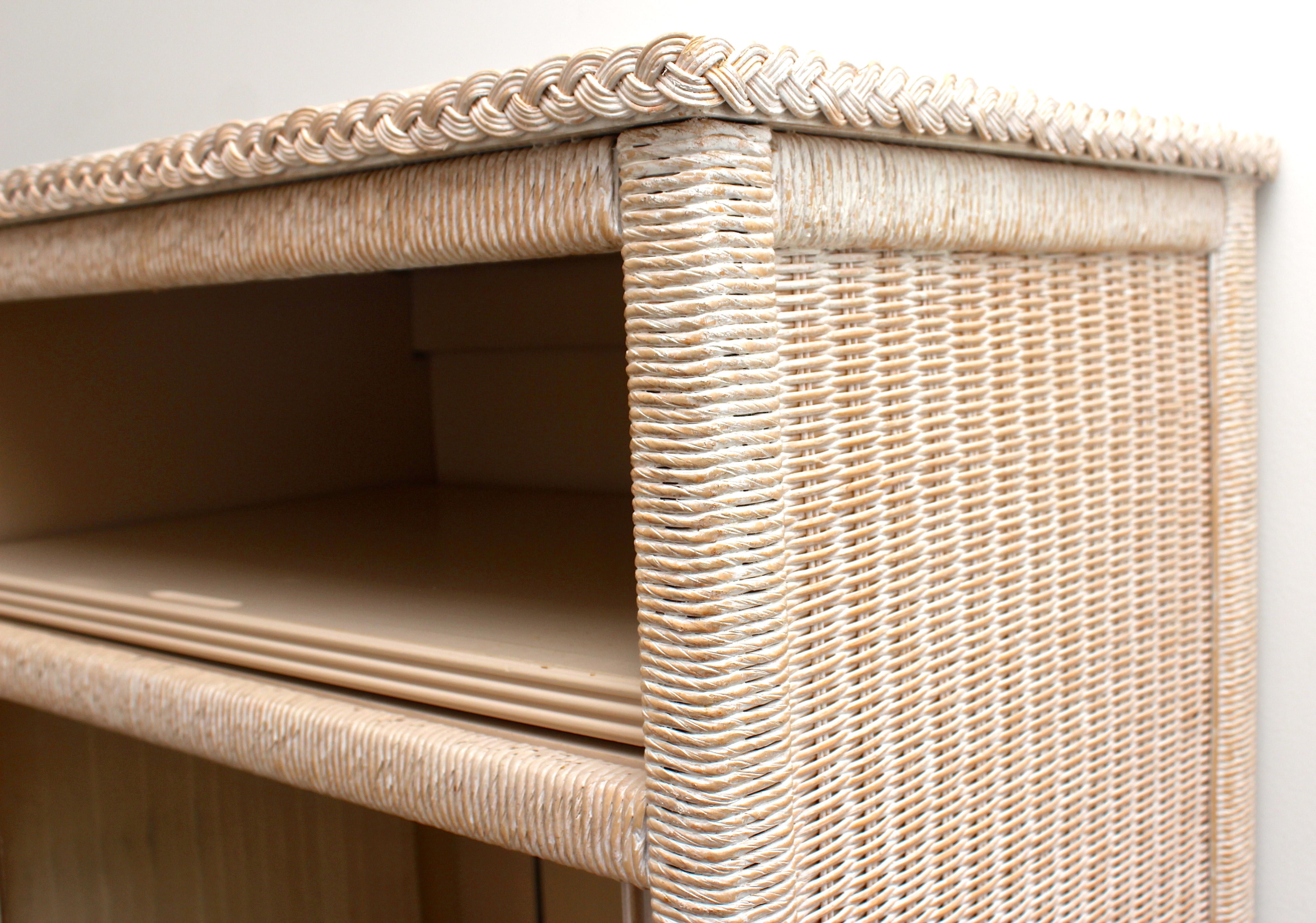 Wicker Entertainment Center by Lexington