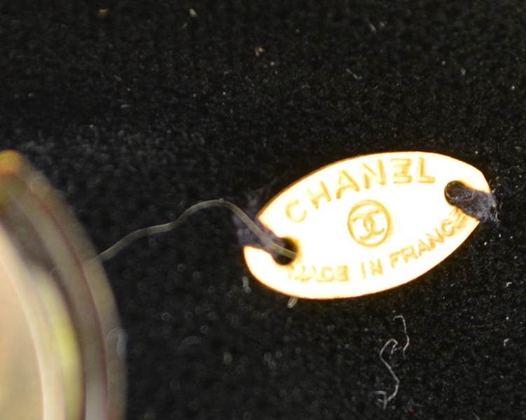 Chanel Black Velvet Bow Hair Clip