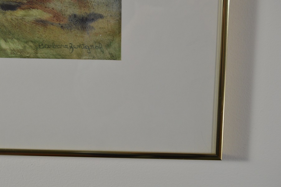 Barbara Zentgraf Watercolor Painting- Rocky Stream