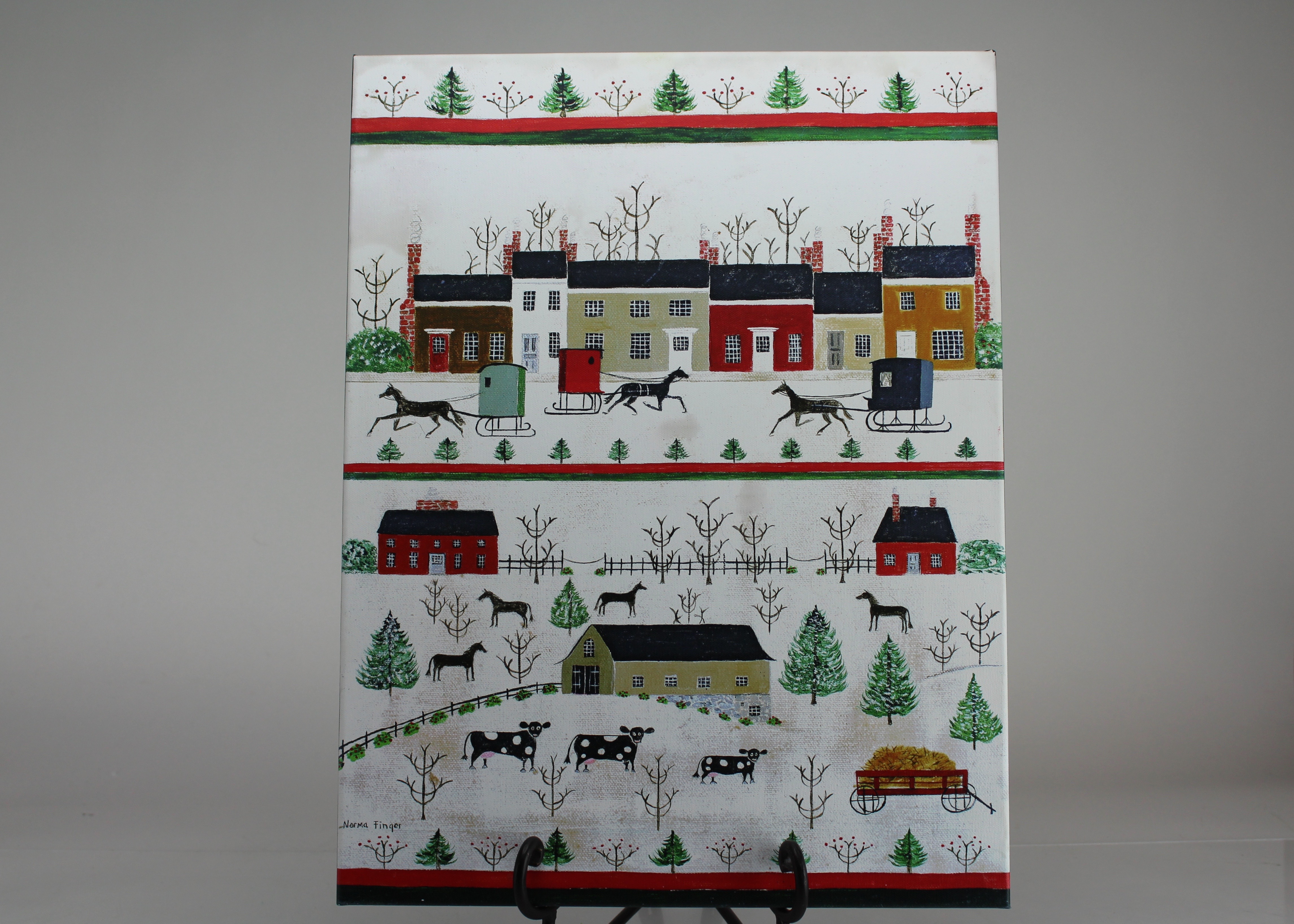 Norma Finger Unframed Giclee Print By John S. Hockensmith