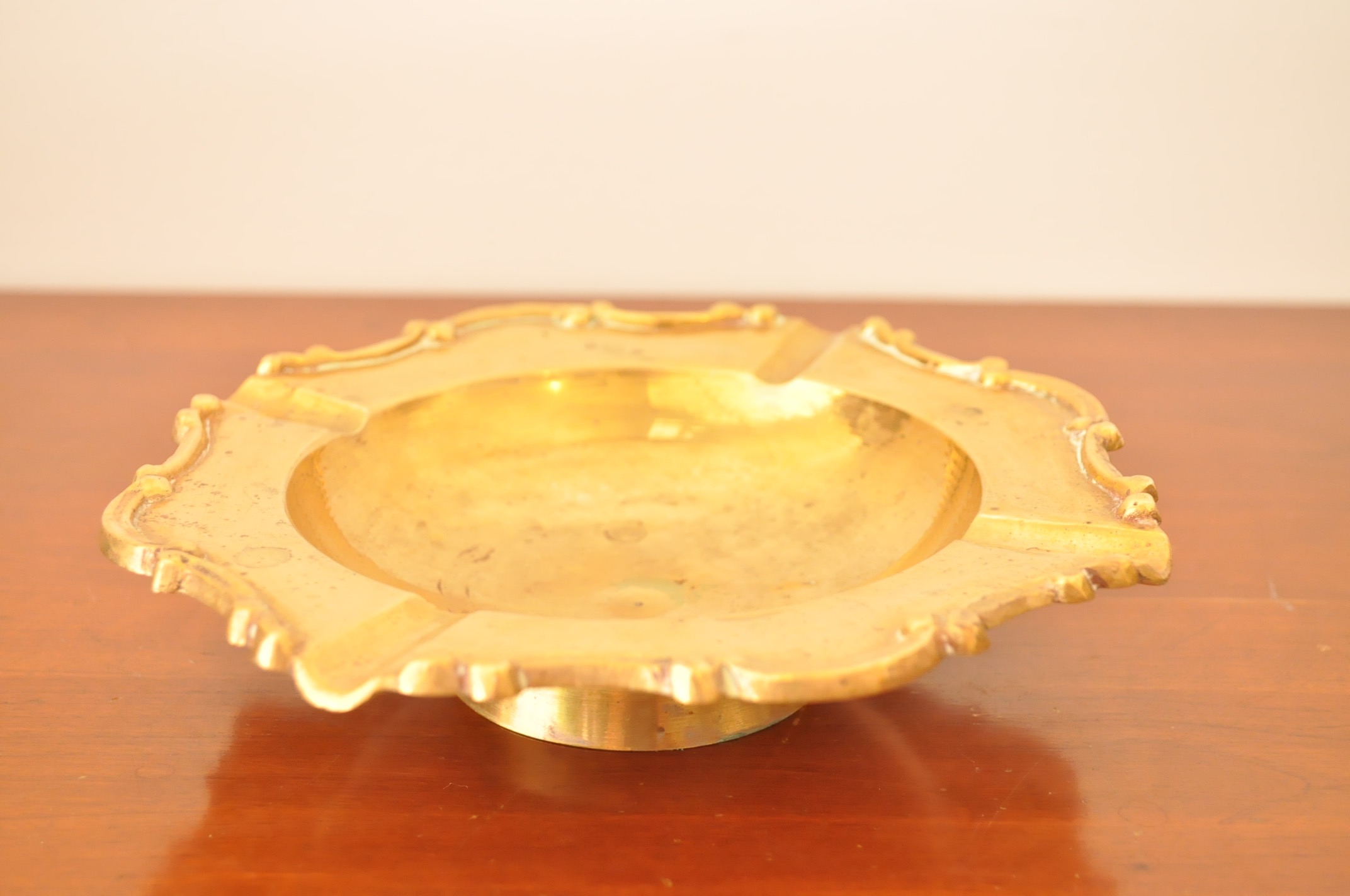 Brass Ash Receivers and Candle Holders