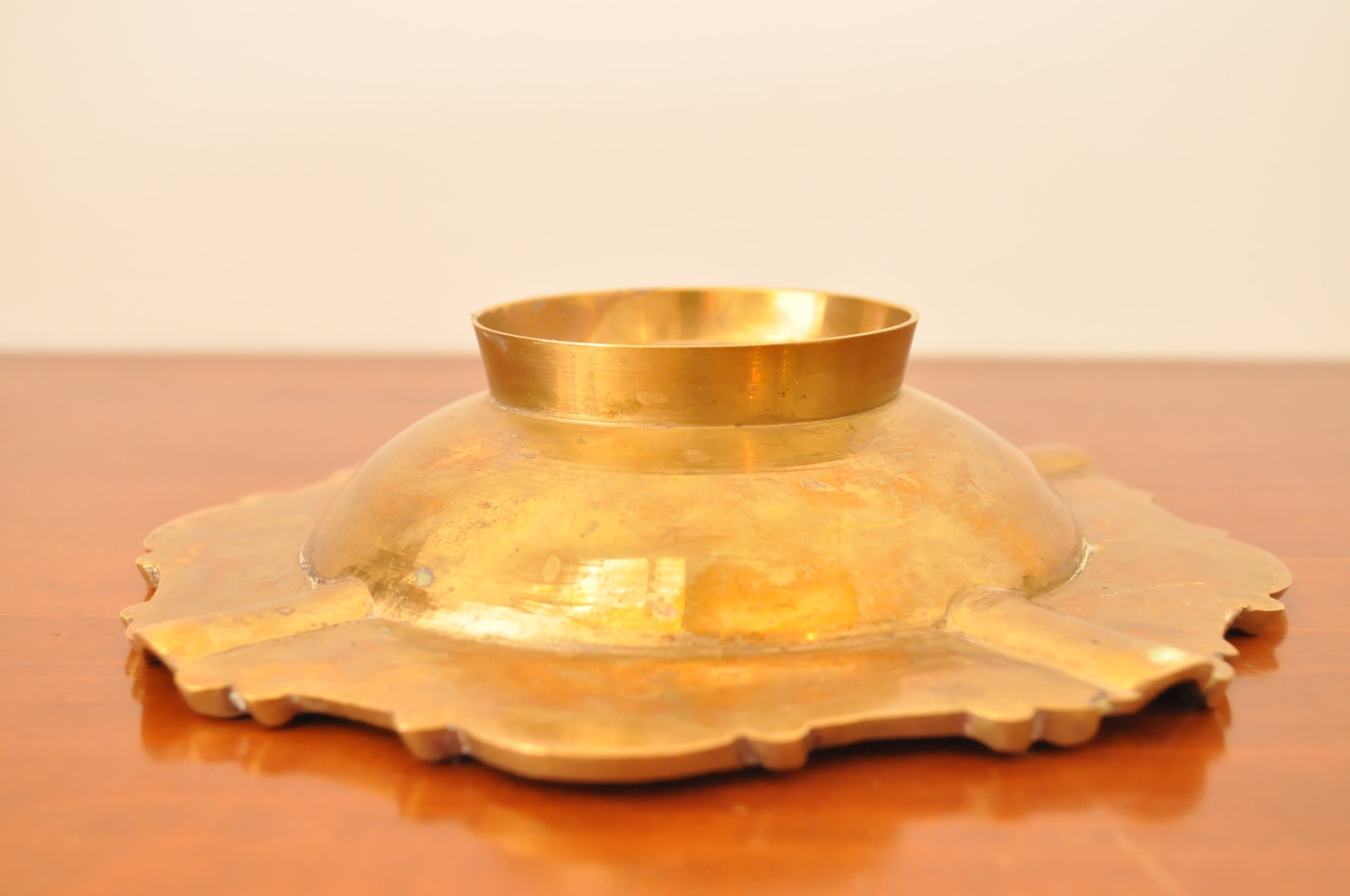 Brass Ash Receivers and Candle Holders