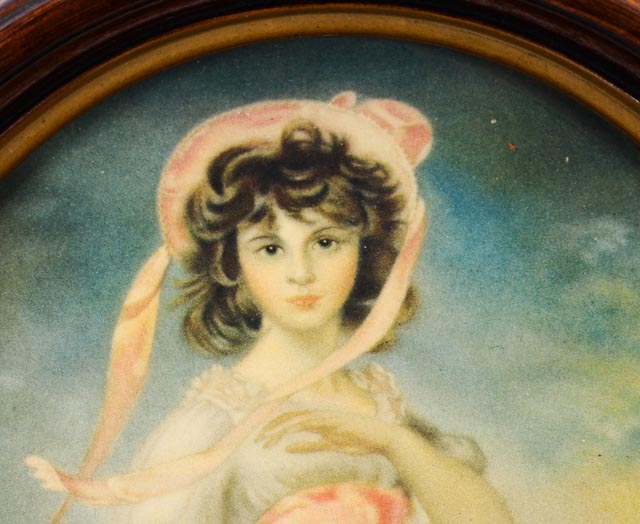 Offset Lithograph of Mezzotint after Thomas Lawrence's "Pinkie"