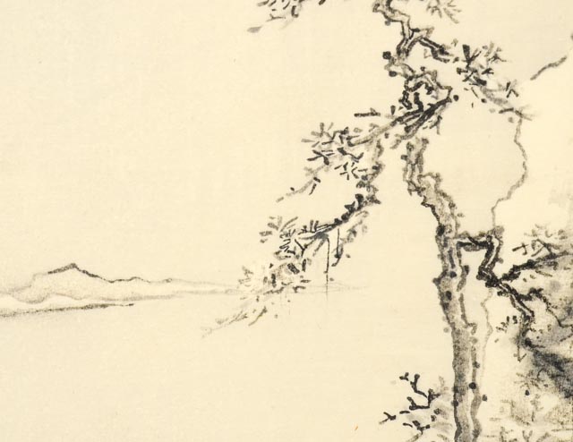 "Nanga" Woodblock Print by Gizan Izuno