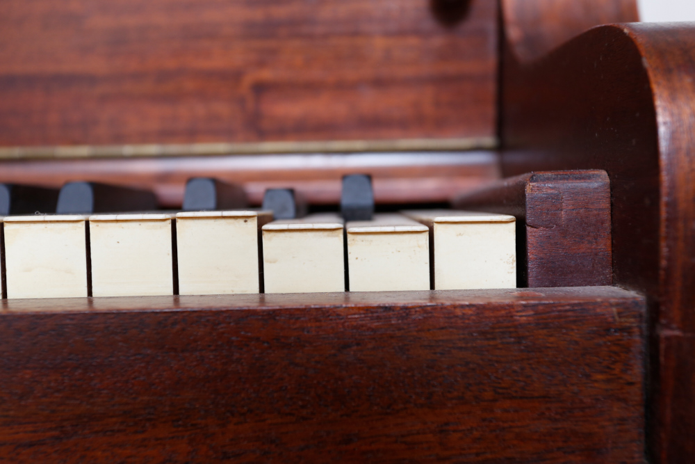 Antique Cornish Company Piano and Seat