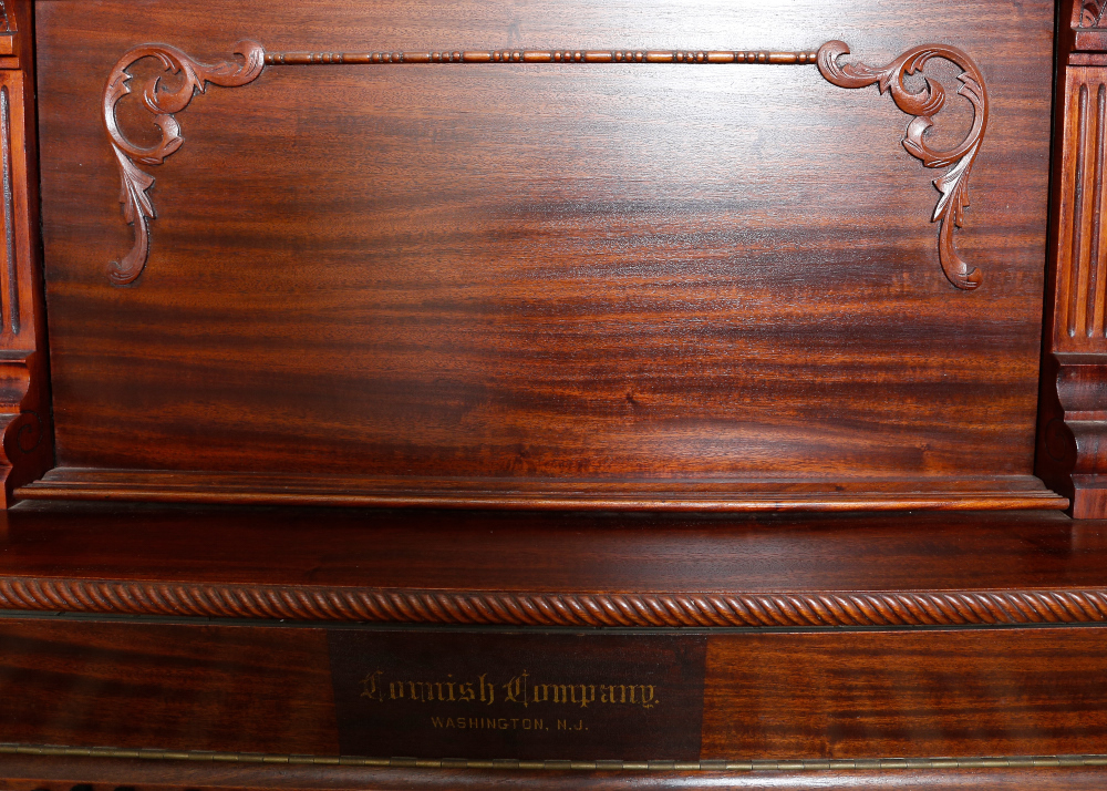 Antique Cornish Company Piano and Seat