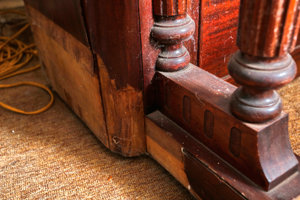 Antique Cornish Company Piano and Seat