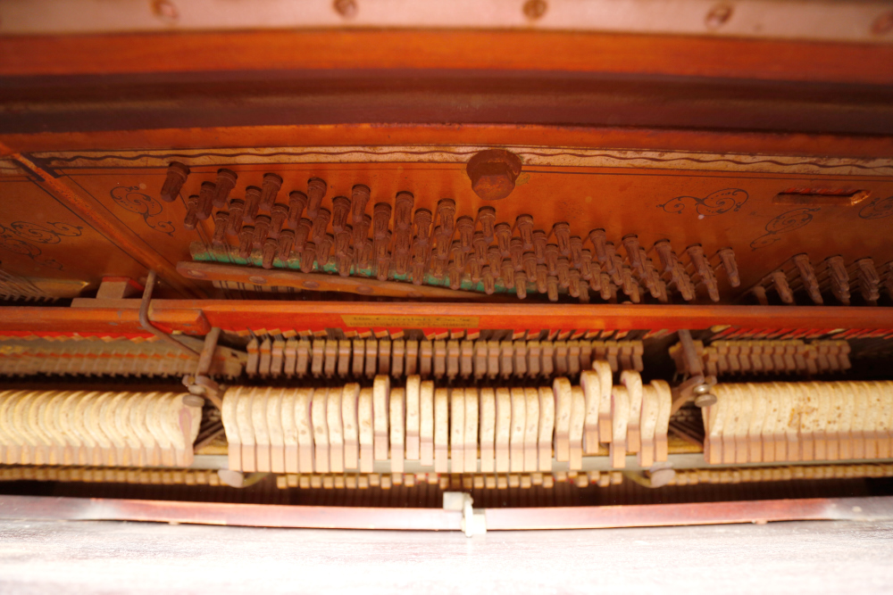 Antique Cornish Company Piano and Seat