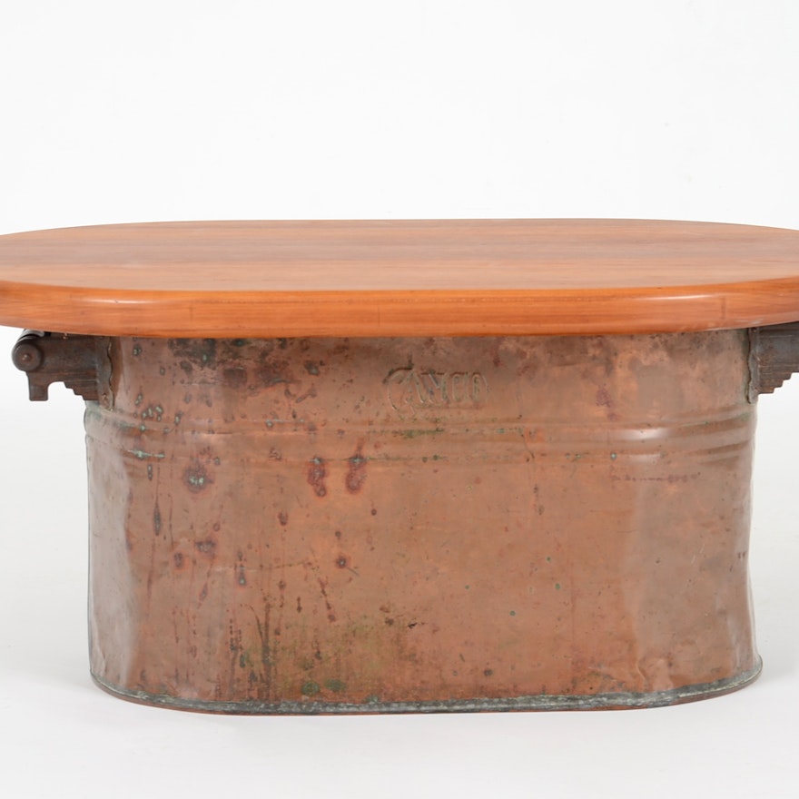 Canco Copper Boiler Table
