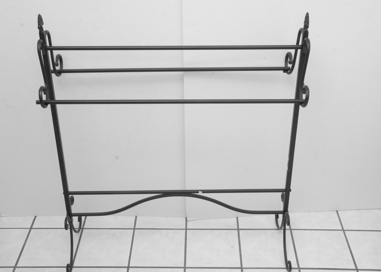 Wrought Iron Quilt Stand