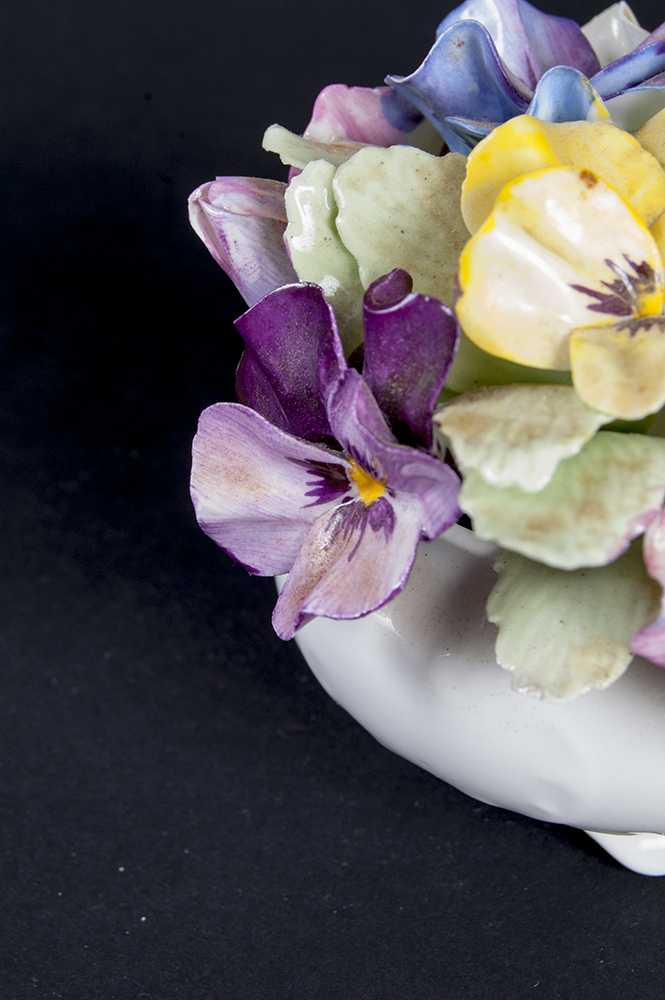 Golden Crown E&R Bone China Flowers