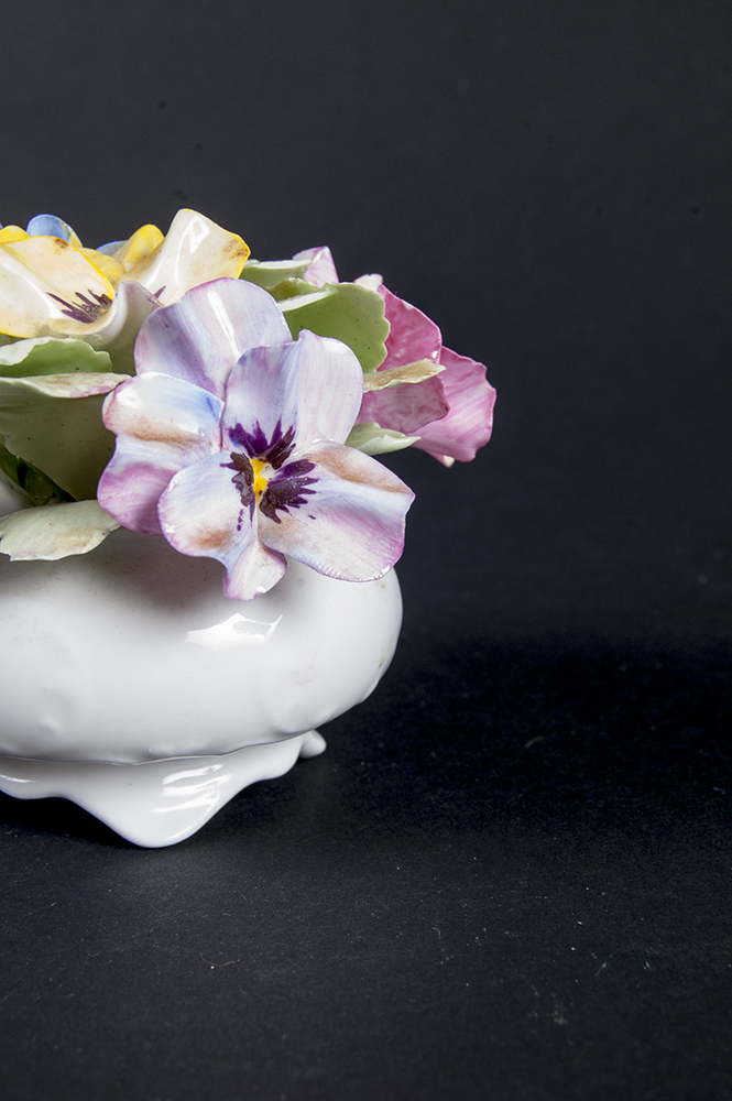 Golden Crown E&R Bone China Flowers