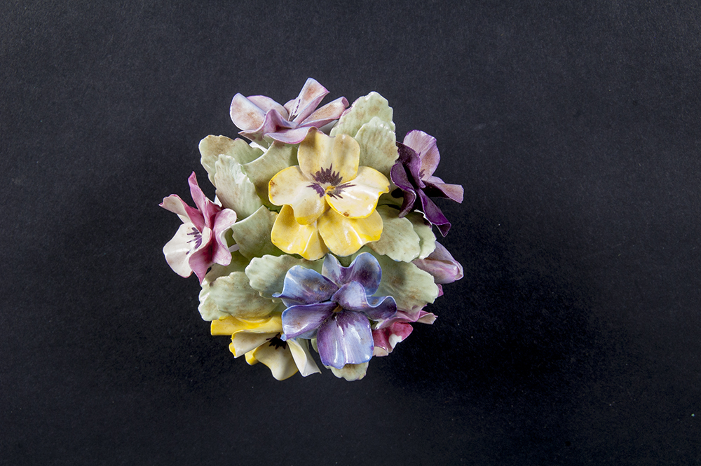 Golden Crown E&R Bone China Flowers