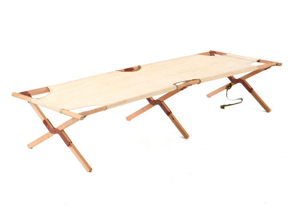 World War II Military Folding Canvas Cot EBTH