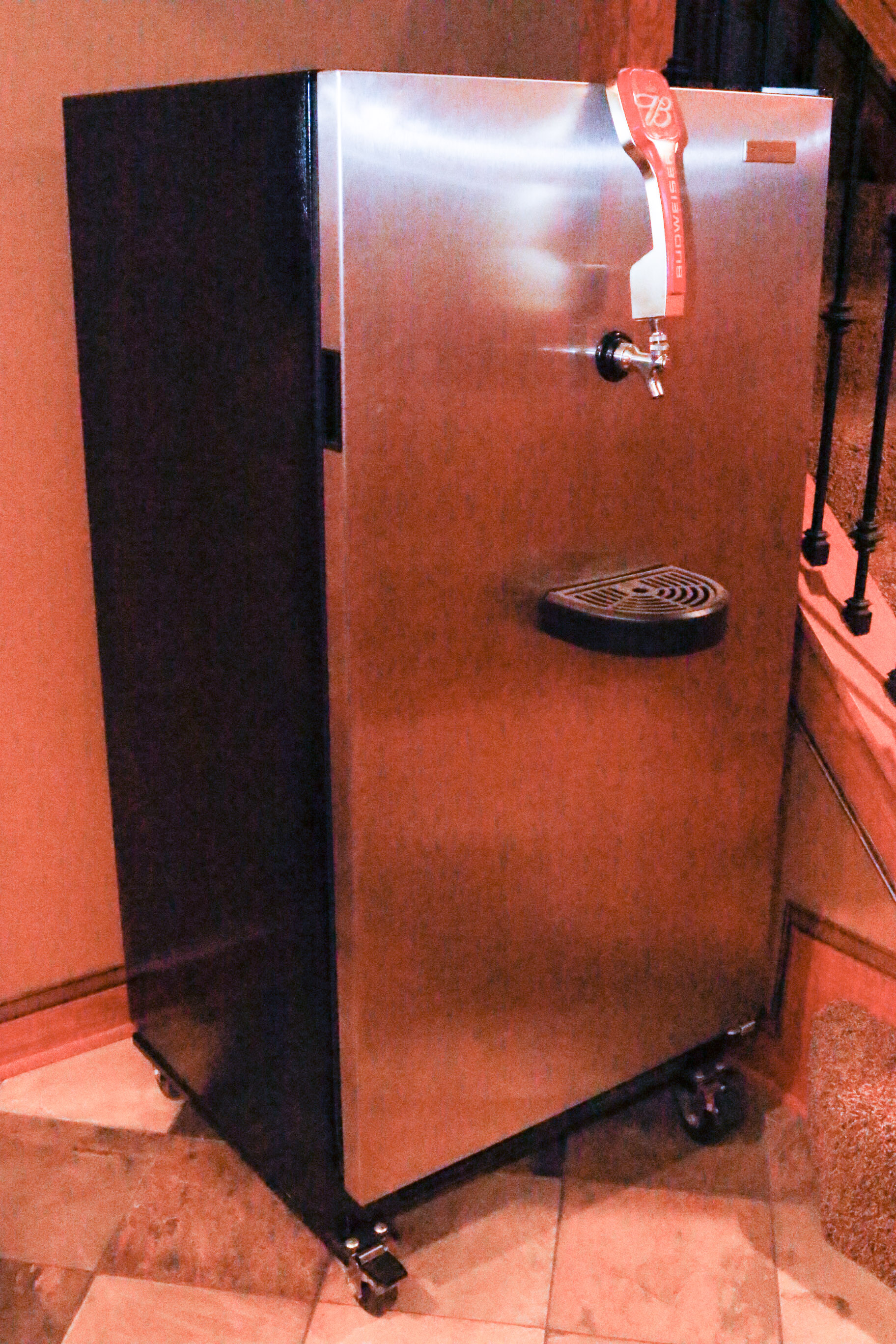 Frigidaire Kegerator with Budweiser Tap