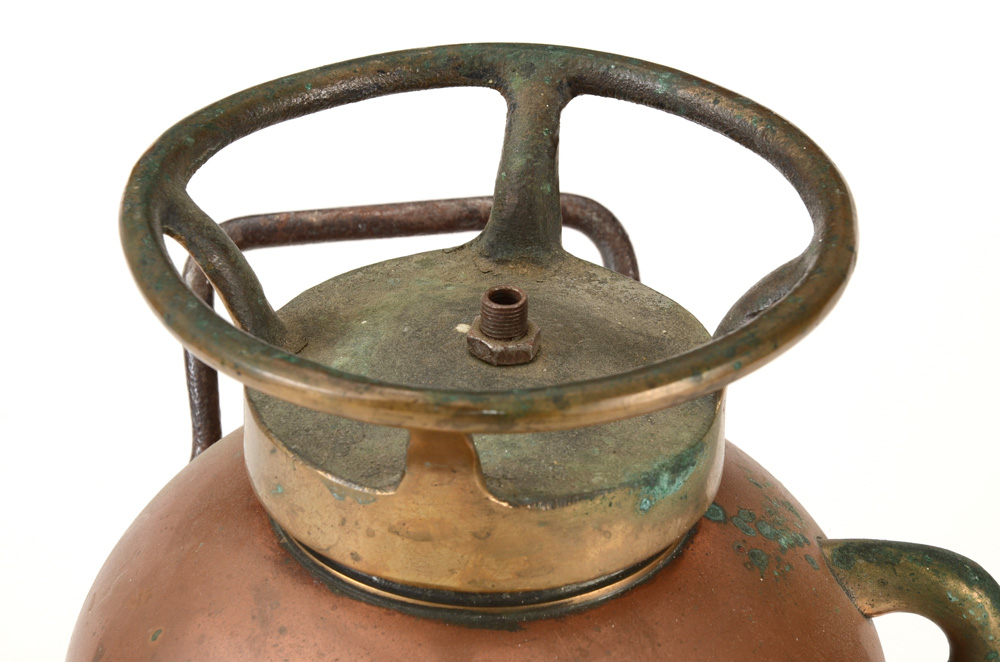 Vintage Copper Fire Extinguisher