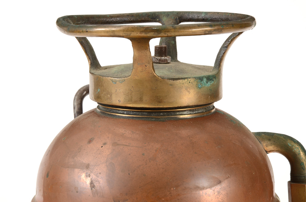 Vintage Copper Fire Extinguisher