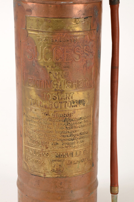 Vintage Copper Fire Extinguisher