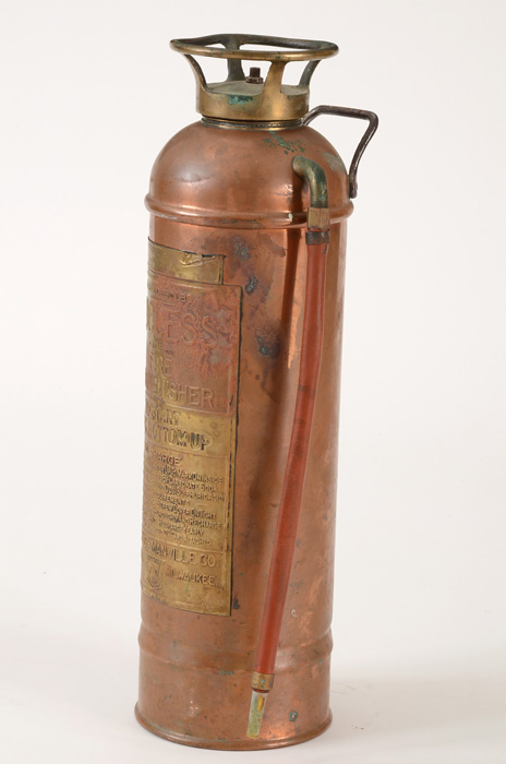 Vintage Copper Fire Extinguisher
