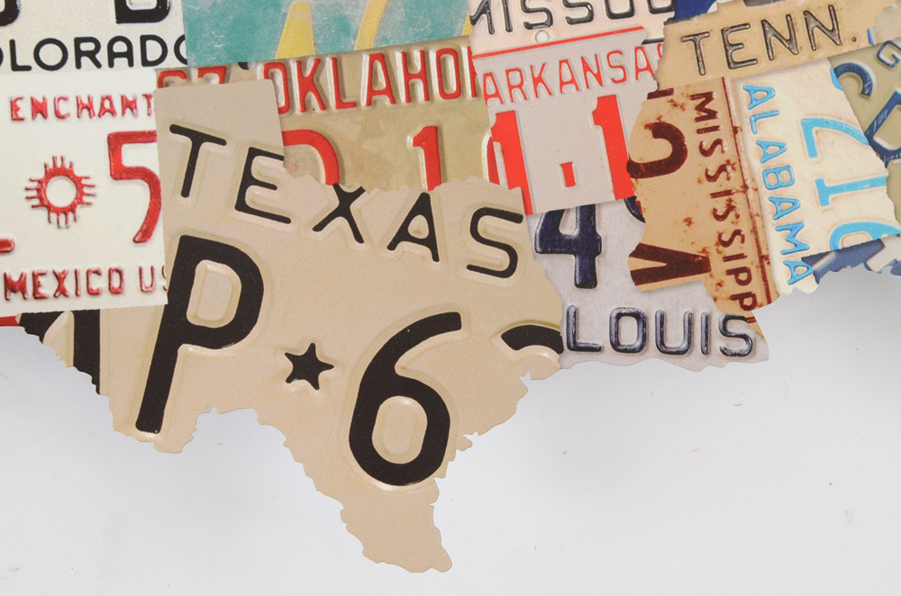 US License Plate Map