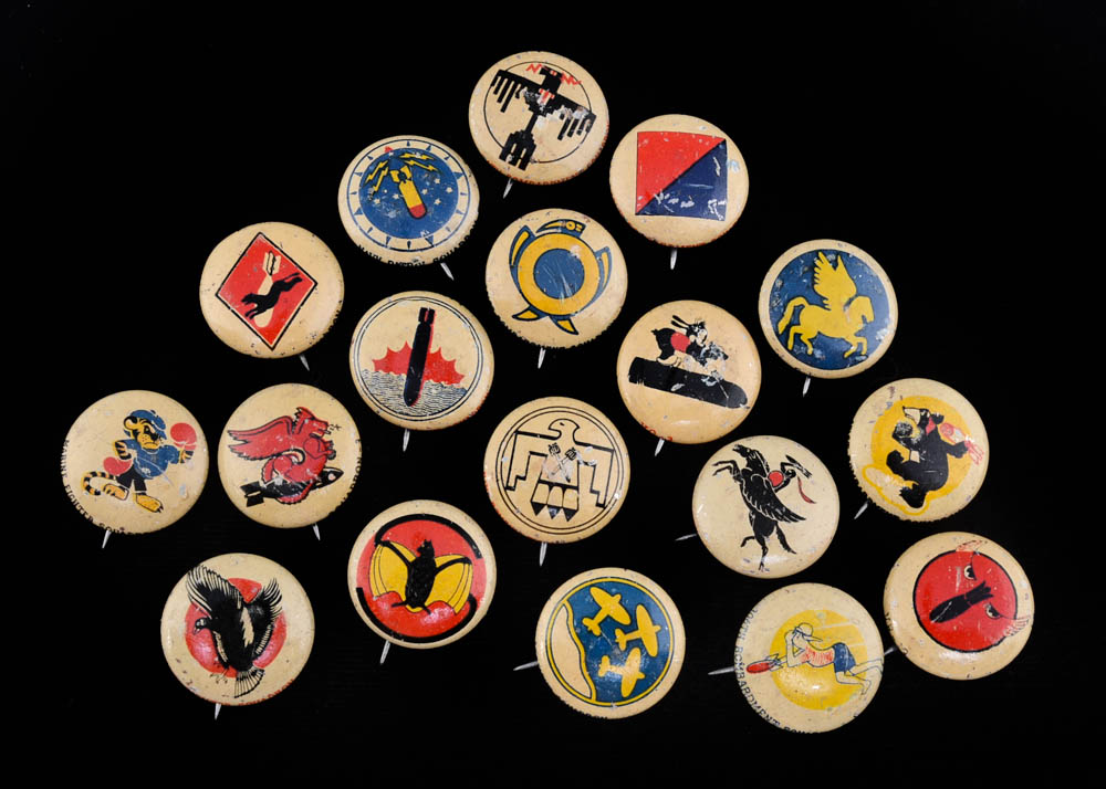 1943 Kellogg's Pep Military Premium Pins